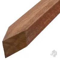 Elephant Geschaafde Paal Azobé – 6,5 x 6,5 x 275 cm - afbeelding 1