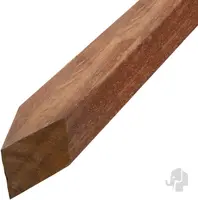 Elephant geschaafde paal Azobé hardhout 70x70mm 4-zijdig vlak geschaafd en gepunt kopen?