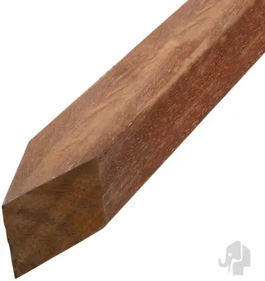 Elephant hardhouten piketpaal punt 150x4x4cm - afbeelding 1
