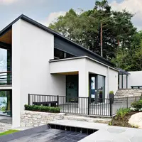 Elephant hek industrieel zwart aluminium 30x1500x850mm zwart gepoedercoat staal look - afbeelding 3