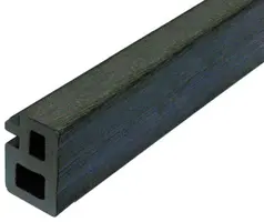 Elephant Regel/afdeklijst WPC Antraciet 5x3x225 cm – 2 stuks - afbeelding 1