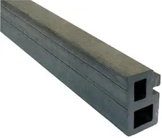 Elephant Regel/afdeklijst WPC Antraciet 5x3x225 cm – 2 stuks - afbeelding 2