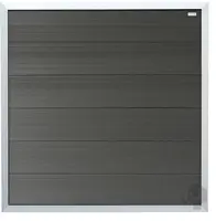 Elephant scherm forte houtcomposiet FSC/GRS 40x1800x1800mm antraciet met aluminium kader