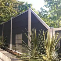 Elephant scherm forte houtcomposiet FSC/GRS 40x1800x1800mm antraciet met aluminium kader - afbeelding 3