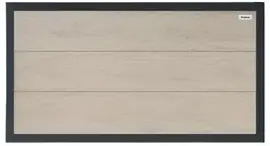 Elephant schutting forte houtcomposiet fsc/grijs 40x1800x930mm halfhoog bicolor grijs/antraciet aluminium kopen?