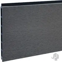 Elephant schutting modular houtcomposiet fsc/grijs 1800x970mm rock grey 4 planks met antraciet aluminium profiel - afbeelding 2