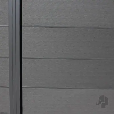 Elephant schutting modular houtcomposiet fsc/grijs 1800x970mm rock grey 4 planks met antraciet aluminium profiel - afbeelding 7