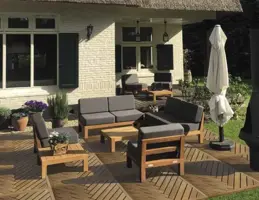 Elephant Terrastegel Hardhout FSC© 3 x 100 x 100 cm - afbeelding 3