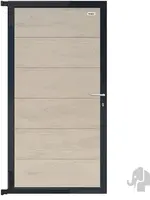 Elephant tuindeur composiet bi-color 4x90x180cm grijs - afbeelding 1