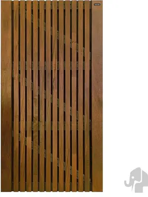 Elephant tuindeur hardhout FSC stripes black 4,5x100x180cm 