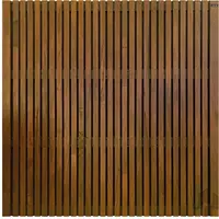 Elephant tuinscherm mix stripes hardhout 4,5x180x180cm - afbeelding 1
