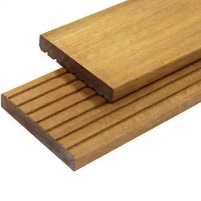 Elephant Vlonderplank Hardhout Bankirai – 2,1 x 14,5 x 275 cm – Groef/Vlak - afbeelding 1