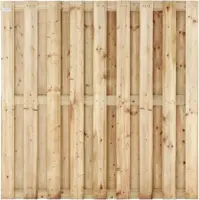 Elephant vuren schutting FSC recht 180x180 cm