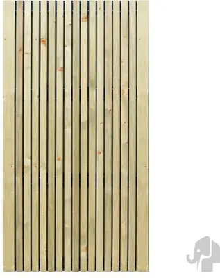 Elephant vuren tuindeur stripes black 5x100x179cm 