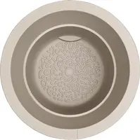 Elho Amber Bloempot Beige ⌀ 47 x H 45 cm - afbeelding 3