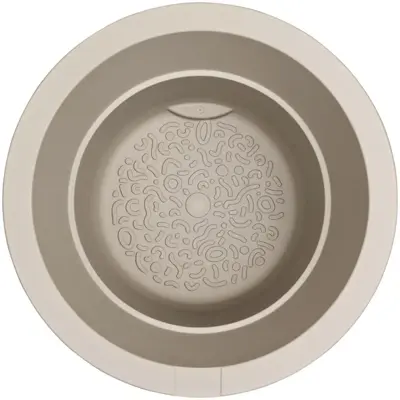 Elho Amber Grail 40 - Beige - Ø 38 x H 36 cm - Binnen en Buiten - 100% gerecycled - afbeelding 4