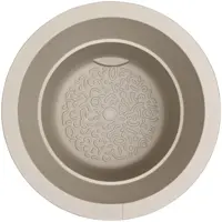 Elho Amber Grail 40 - Beige - Ø 38 x H 36 cm - Binnen en Buiten - 100% gerecycled - afbeelding 4