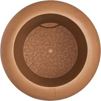 Elho Amber Roll High 43 - Bruin - Ø 43 x H 58 cm - Binnen en Buiten - 100% gerecycled - afbeelding 4