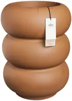 Elho Amber Roll High 43 - Bruin - Ø 43 x H 58 cm - Binnen en Buiten - 100% gerecycled - afbeelding 1