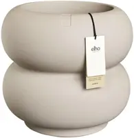 Elho Amber Roll Low 43 - Beige - Ø 43 x H 40 cm - Binnen en Buiten - 100% gerecycled - afbeelding 1