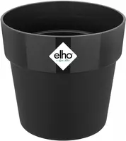 Elho B.for Original rond mini bloempot 13 cm living black - afbeelding 1