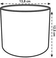 Elho b.for soft bloempot rond 14 cm wit - afbeelding 5