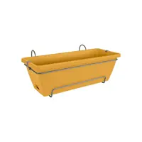 Elho balkonbak Barcelona all-in-1 50cm honing geel - afbeelding 1