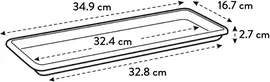 Elho Barcelona Balkonbak Schotel 40 cm – Honinggeel - afbeelding 4