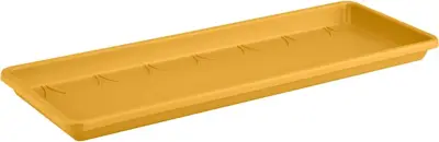 Elho Barcelona Balkonbak Schotel 40 cm – Honinggeel - afbeelding 1