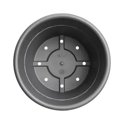 Elho bloempot Algarve Cilindro 25cm antraciet - afbeelding 2