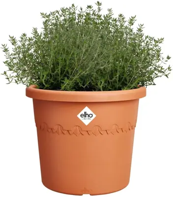 Elho bloempot Algarve Cilindro 25cm terra - afbeelding 2