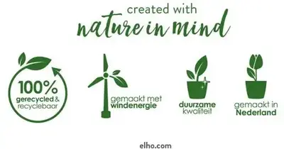 Elho bloempot Algarve Cilindro 30cm antraciet - afbeelding 9