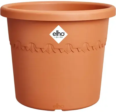 Elho bloempot Algarve Cilindro 30cm terra - afbeelding 1