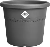Elho bloempot Algarve Cilindro 35cm antraciet - afbeelding 1