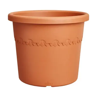 Elho bloempot Algarve Cilindro 58cm terra - afbeelding 1