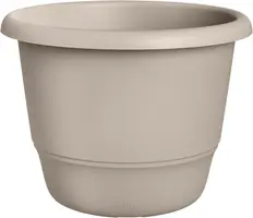Elho bloempot amiga rond 25x18cm beige - afbeelding 1