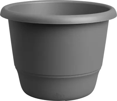 elho bloempot amiga rond d55 h41,3cm Antraciet - afbeelding 1