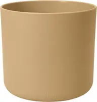 elho bloempot b.for soft rond d16 h15cm Goudkleurig zand - afbeelding 1
