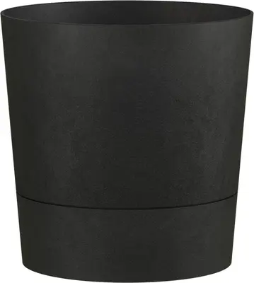 elho bloempot foss rond d30 h29cm Living black - afbeelding 1