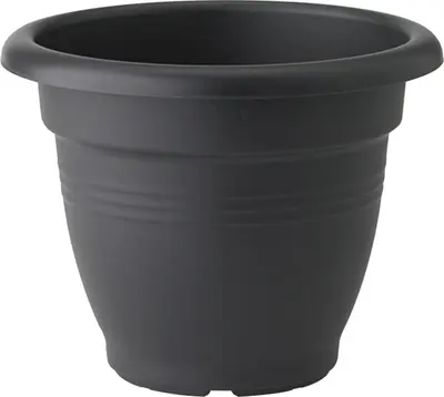 Elho Bloempot Green Basics Campana – Ø50 x H38 cm – Zwart - afbeelding 1