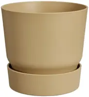 Elho bloempot Greenville 25cm Goudkleurig Zand - afbeelding 1