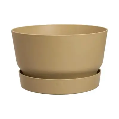 Elho bloempot Greenville Bowl 33cm Goudkleurig Zand - afbeelding 2