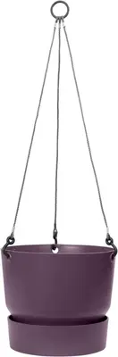 elho bloempot greenville hangschaal d24 h21cm Vintage pruim - afbeelding 1