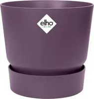 elho bloempot greenville rond d20 h18cm Vintage pruim - afbeelding 2