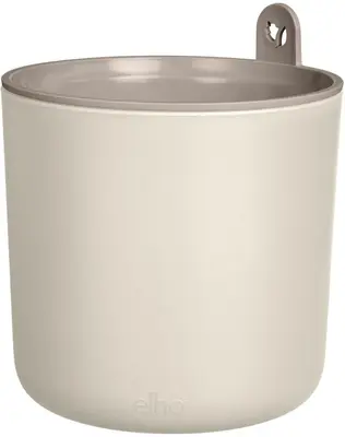 elho bloempot happy herbs d14 h17cm Linnen wit - afbeelding 1