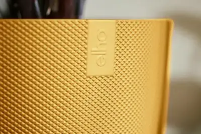 Elho bloempot Jazz rond 16 cm amber geel - afbeelding 6