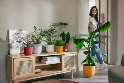 Elho bloempot Jazz rond 16 cm amber geel - afbeelding 7