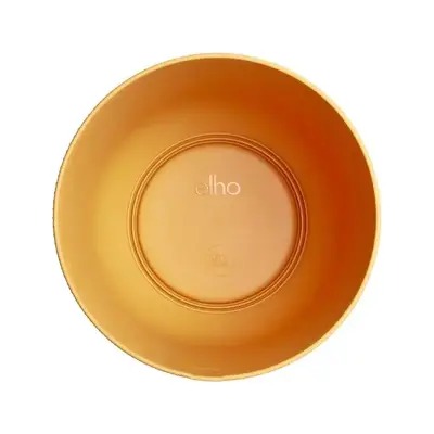 Elho bloempot Jazz rond 16 cm amber geel - afbeelding 2