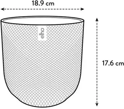 Elho bloempot Jazz rond 19cm Living Black - afbeelding 7