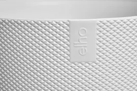 Elho bloempot Jazz rond 19x18cm zijdewit - afbeelding 2